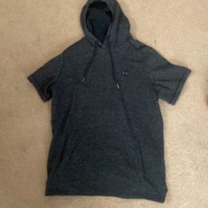 Dark Grey Hooded Under Armor T-shirt